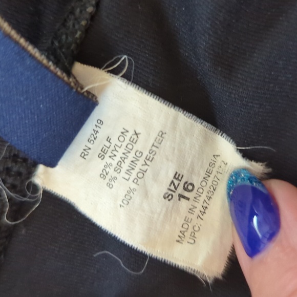 2 Bathing suit Top & bikini bottom SZ XL/16 - Picture 6 of 6